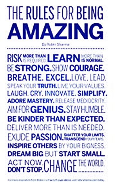 rules for amazing